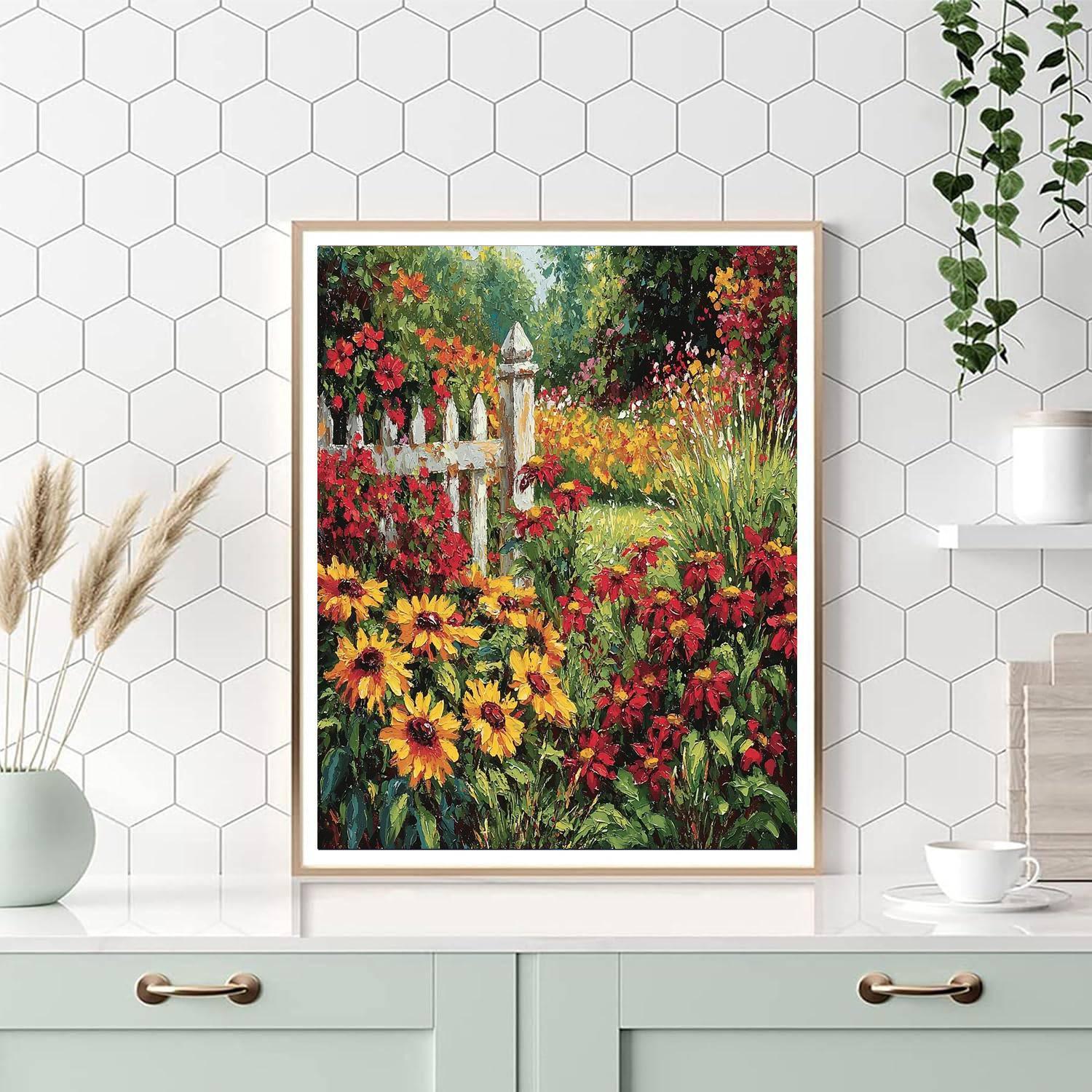 Edgar Degas Inspired Echoes Of The Garden  Painting By Numbers Kit