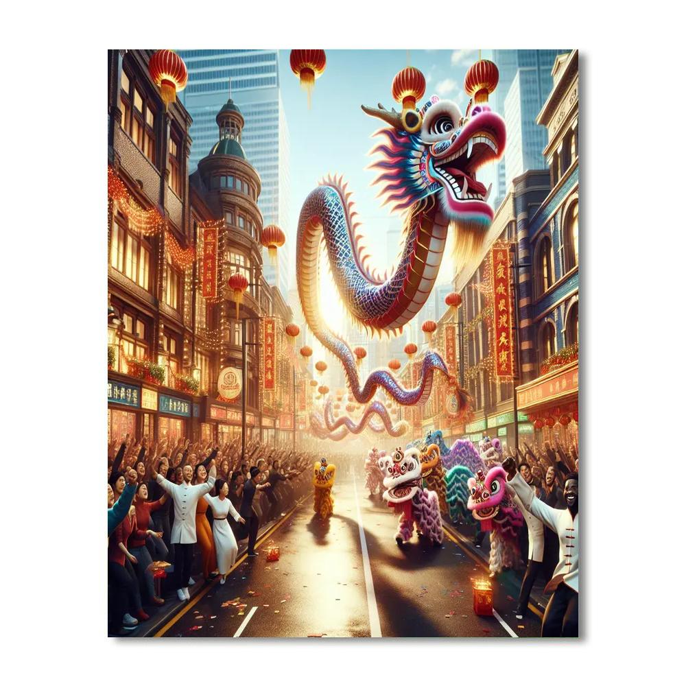 Chinese New Year - San Francisco Painting Number Kit