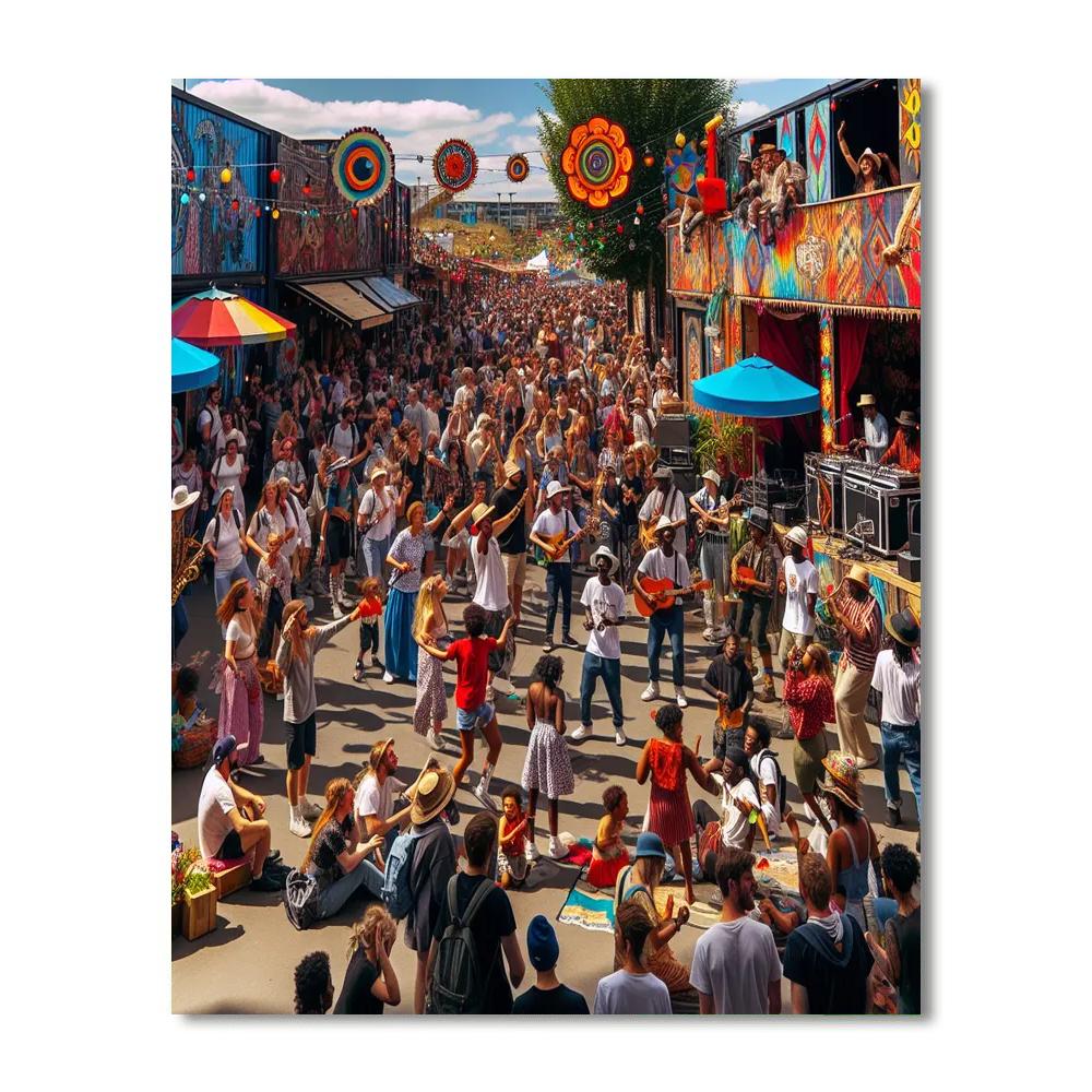 Festival De La Musique Painting By Numbers Kit