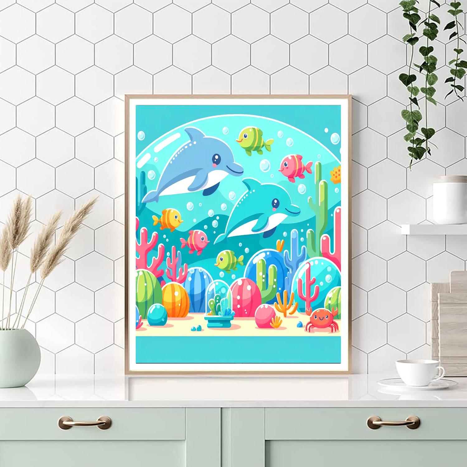 Undersea Adventure Friends Number Painting