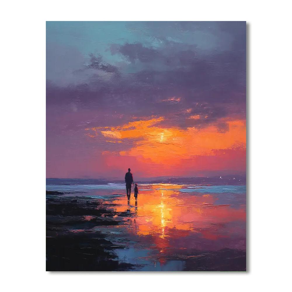 A Thousand Sweet Sunsets Painting Number Kit