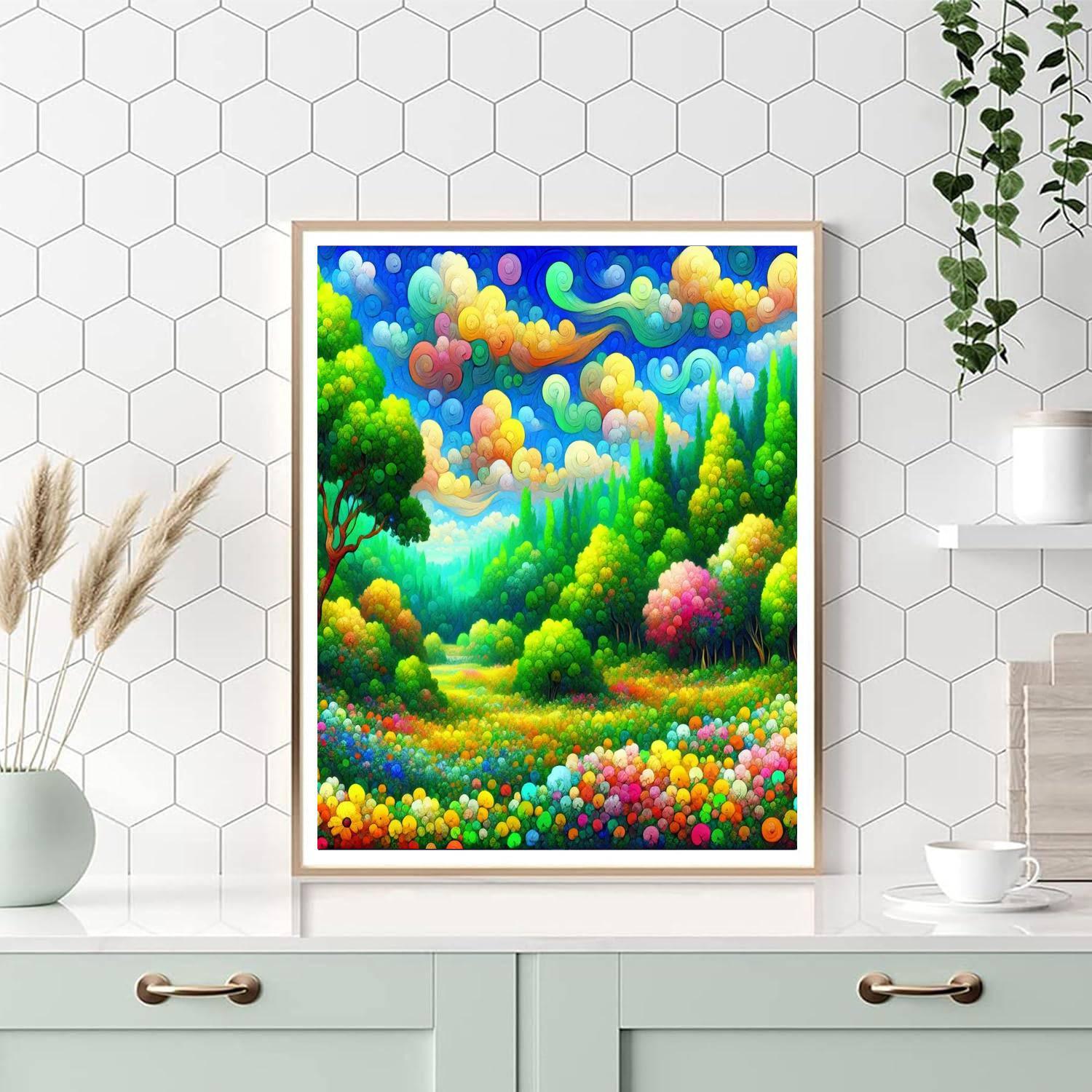 Whimsical Wonderland Adventure Painting Number Kit