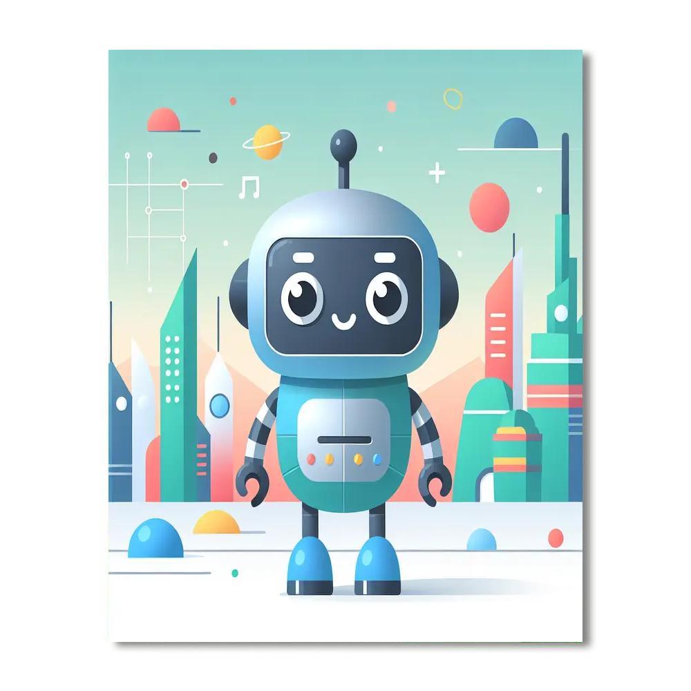 Robotics World Adventure Paint By Number