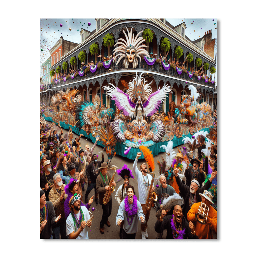 Mardi Gras - Usa Paint By Numbers Kits