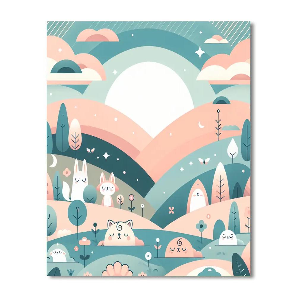 Sweet Dreams Storyland Painting Number Kit