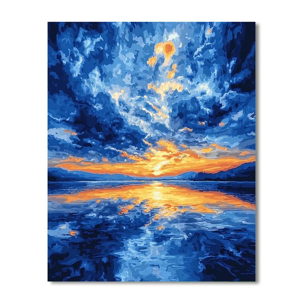 Caravaggio Inspired Ethereal Twilight  DIY Paint By Numbers