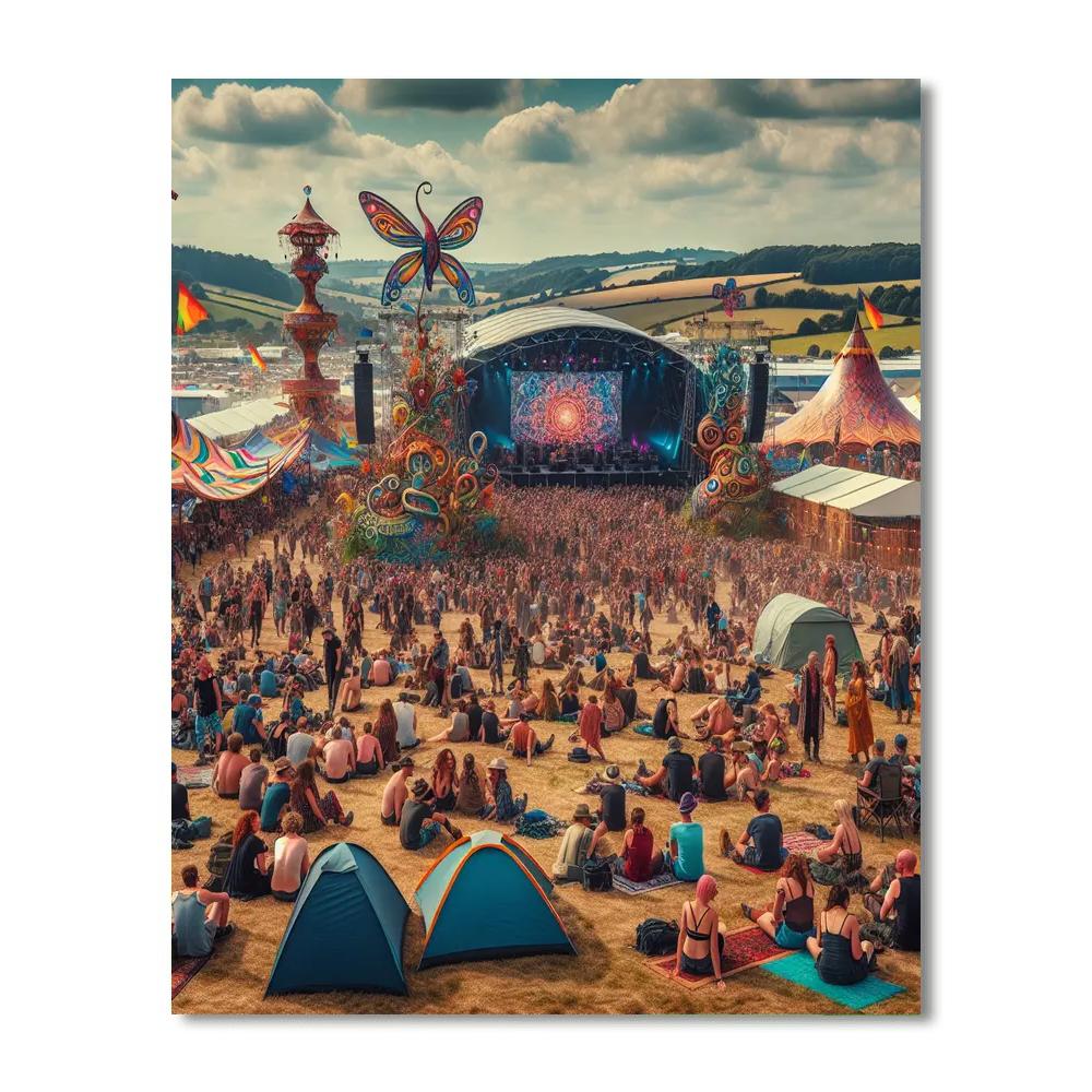 Pohoda Festival - Trenčín, Slovakia Number Painting