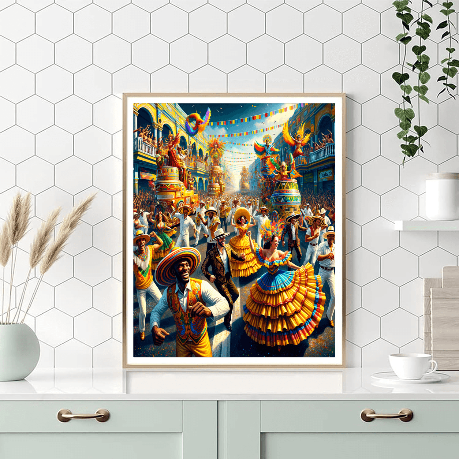 Carnival Of Barranquilla - Barranquilla Painting By Numbers Kit