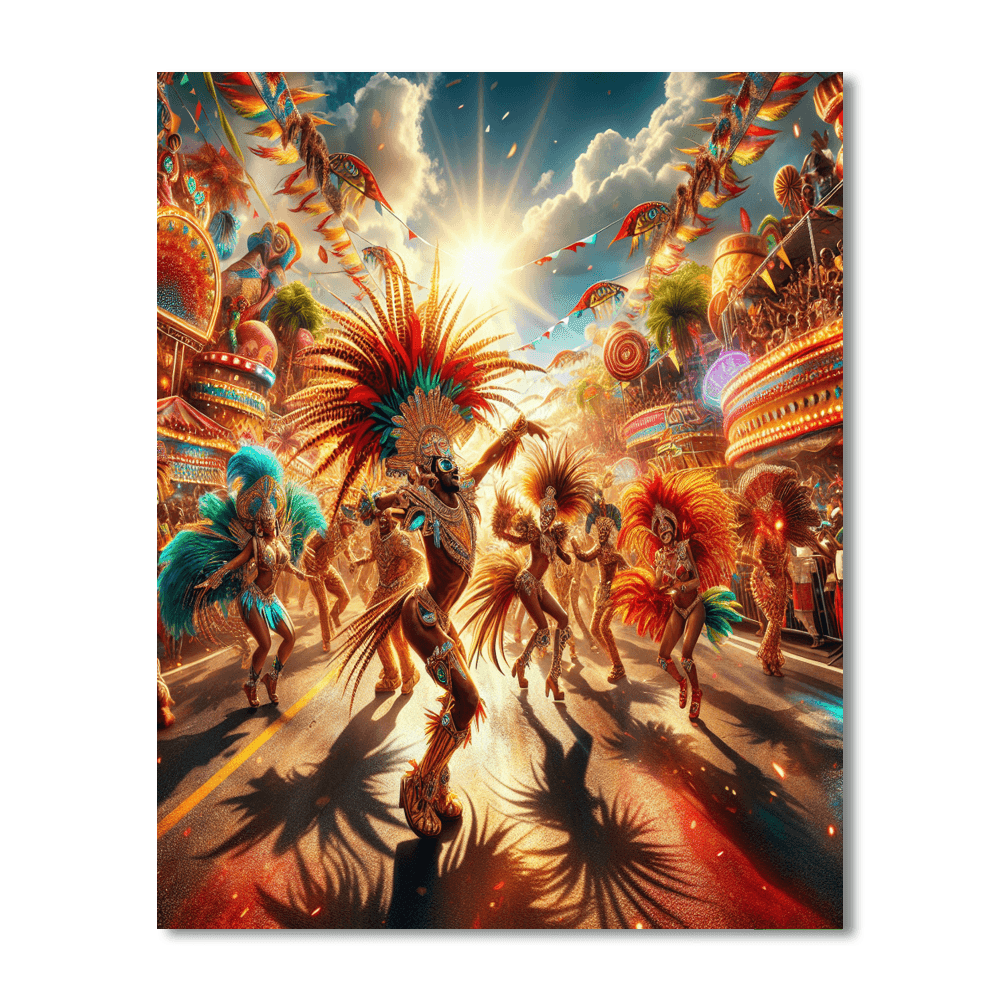 International Carnival - Trinidad And Tobago Number Painting