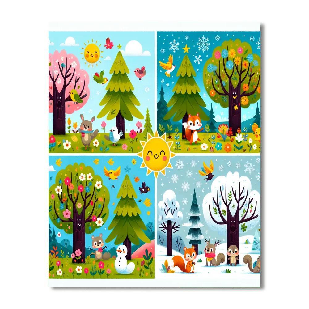 Seasonal Fun Paint By Color