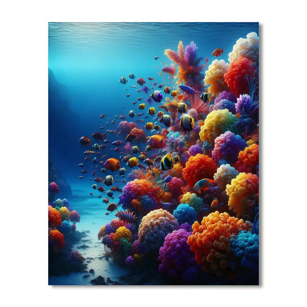 Coral Kingdom Paint By Numbers Kits