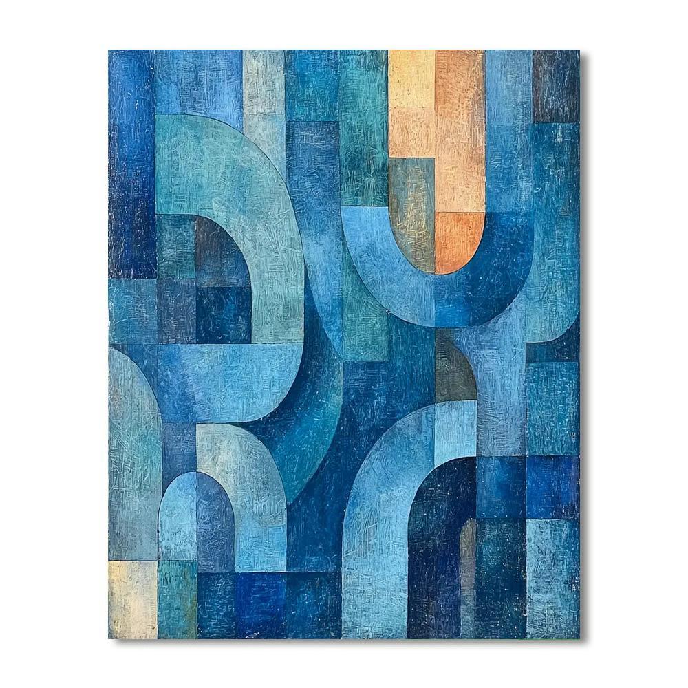 Paul Klee Inspired Harmonic Labyrinths  Paint By Numbers Art