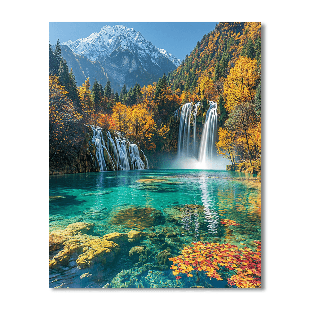 Jiuzhaigou Valley - Sichuan Paint By Numbers Kits