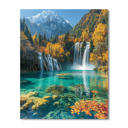 Jiuzhaigou Valley - Sichuan Paint By Numbers Kits