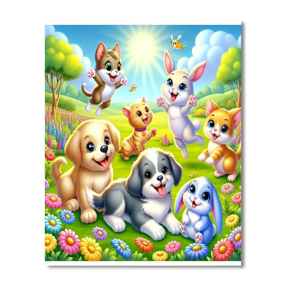 Pet Paradise Adventure Paint By Number