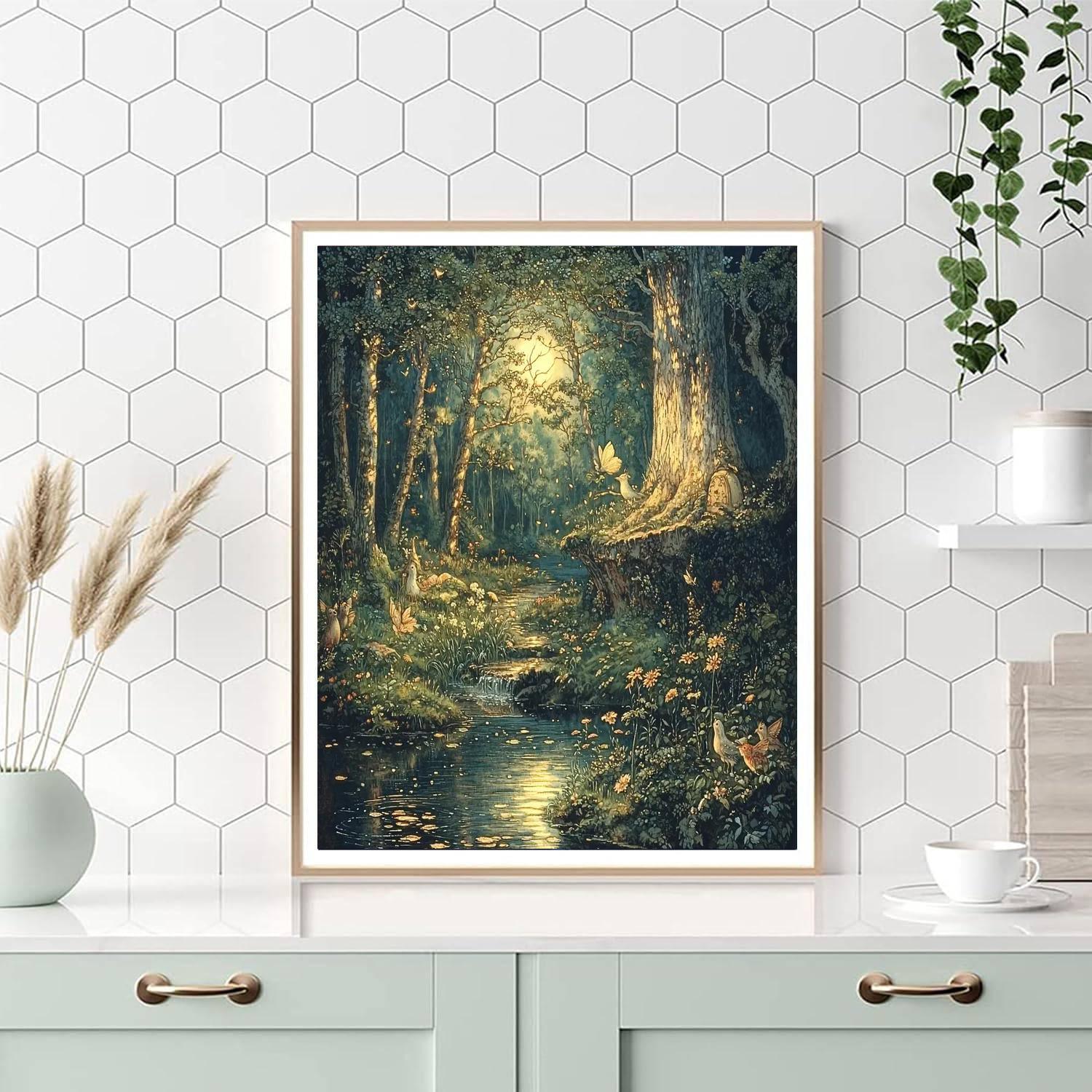 Arthur Rackham Inspired Fabled Journeys  Painting By Numbers Kit