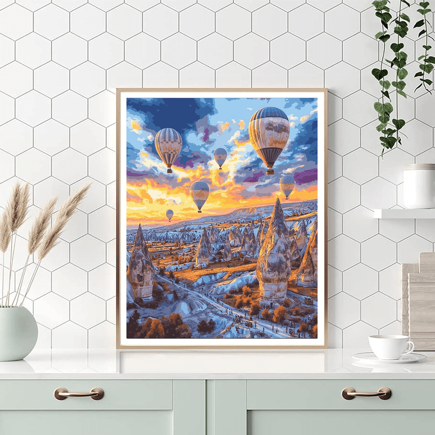 Cappadocia Fairy Chimneys Painting By Numbers Kit