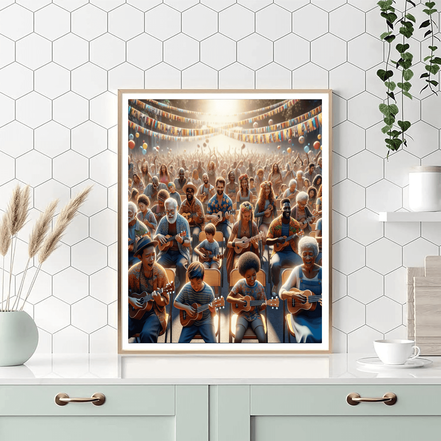 Wellington International Ukulele Festival - New Zealand DIY Paint By Numbers