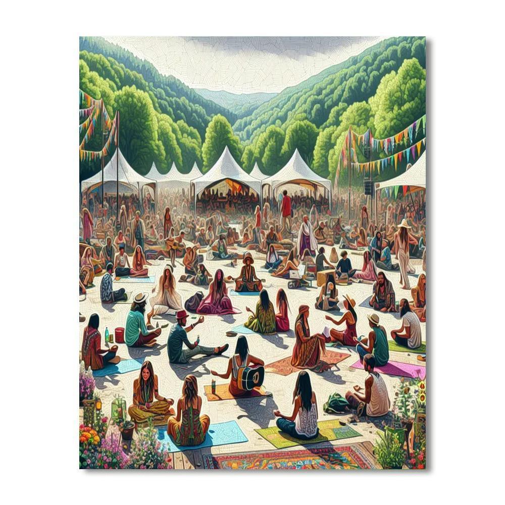 Wilderness Festival - England Numbered Painting Kits