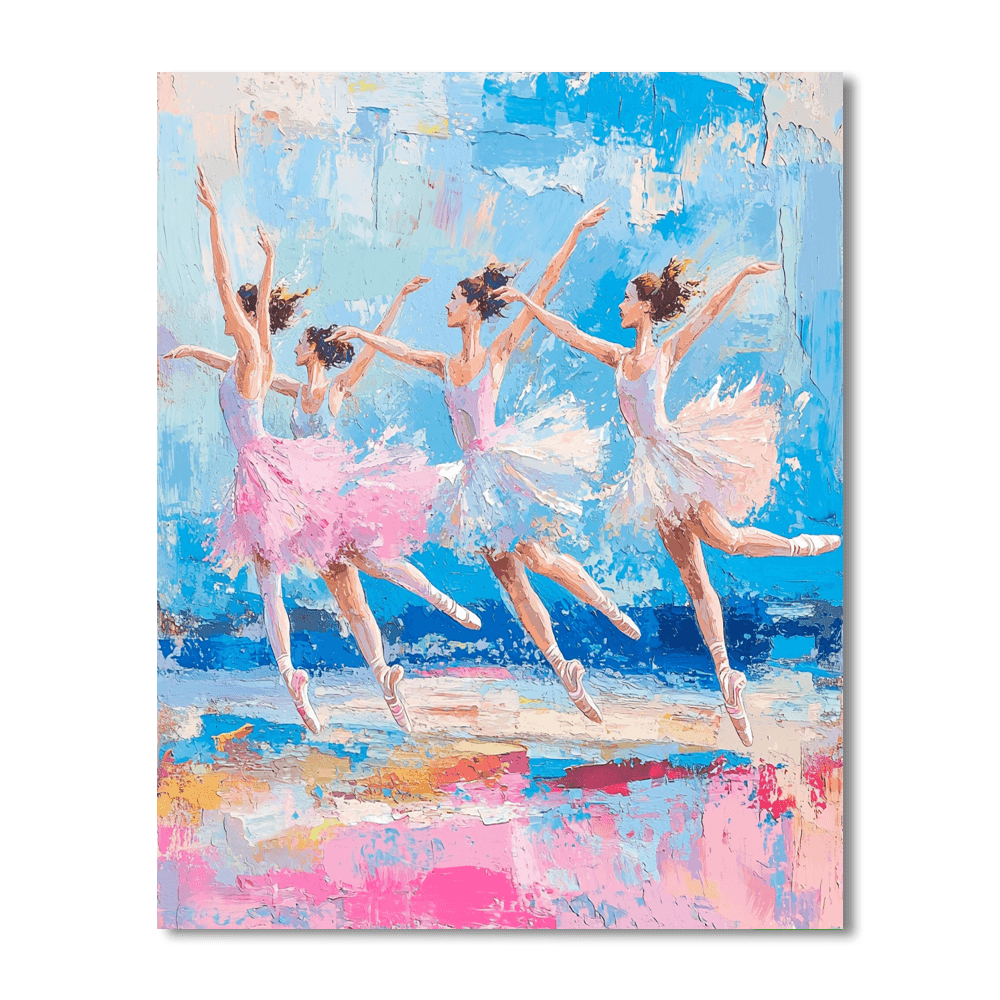 Edgar Degas Inspired Dancers In Motion  Painting By Numbers Kit