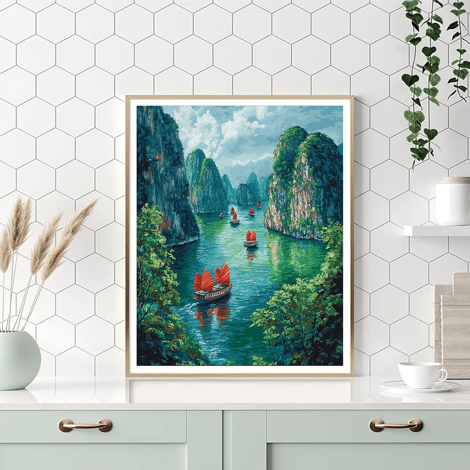 Ha Long Bay - Quang Ninh Province Paint By Numbers Kits