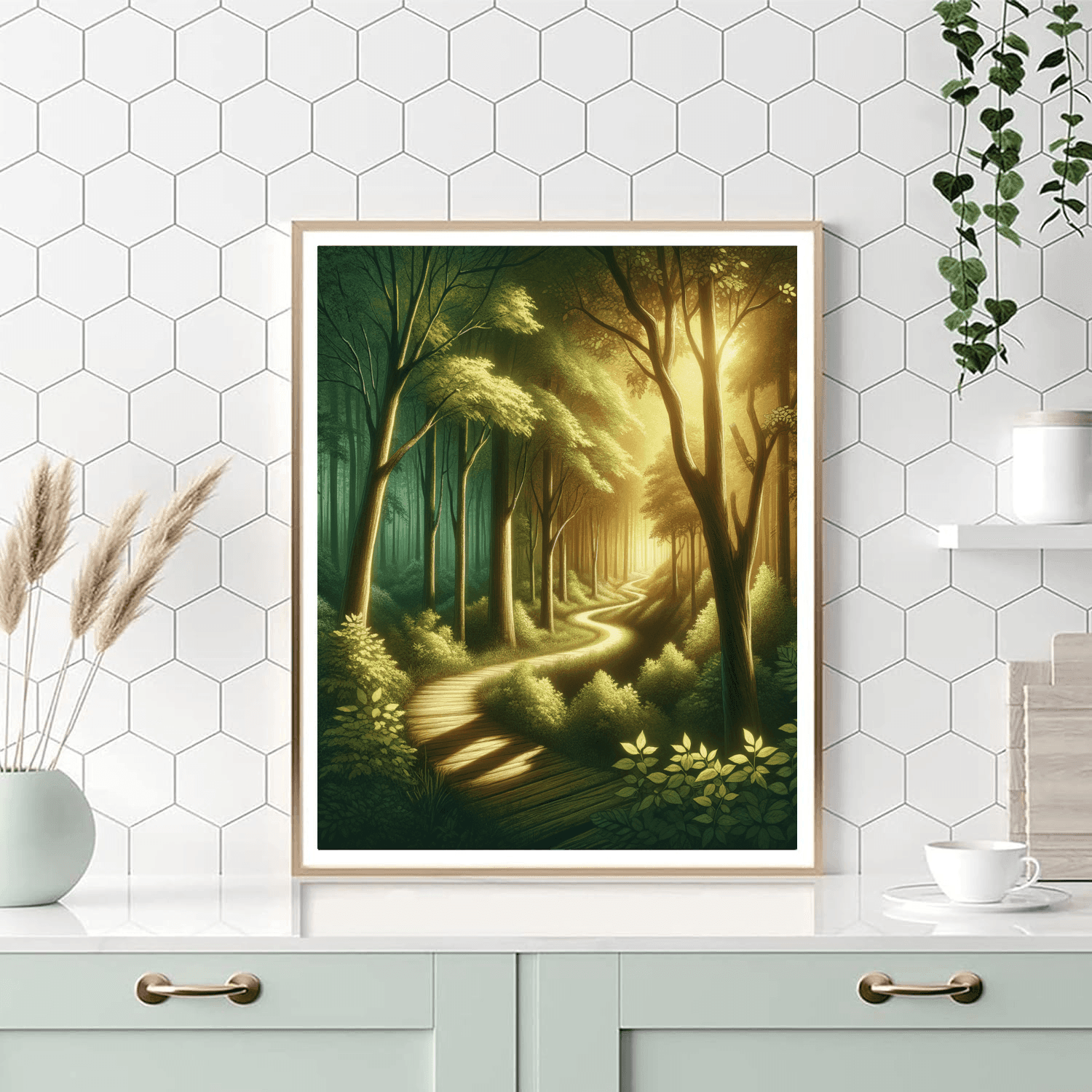Enchanted Woodland Trail Paint By Color