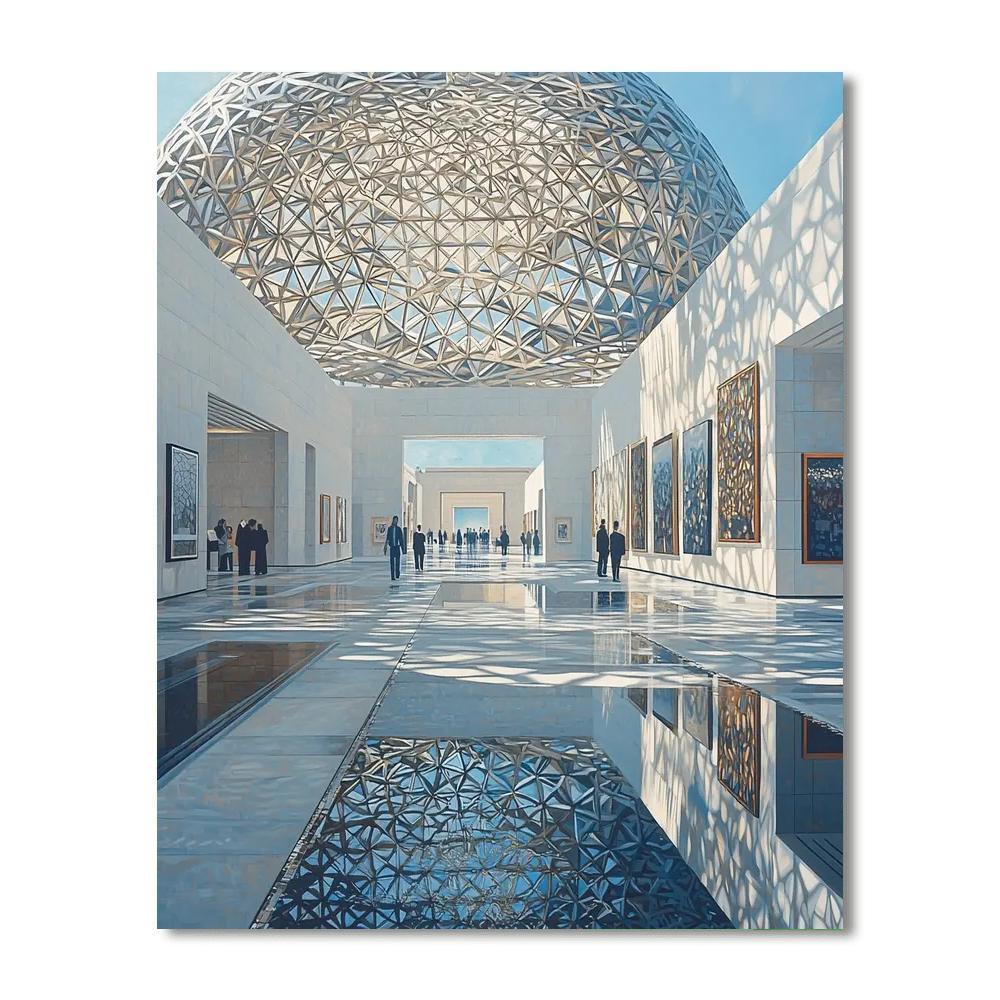 Louvre Abu Dhabi - Abu Dhabi Paint By Numbers