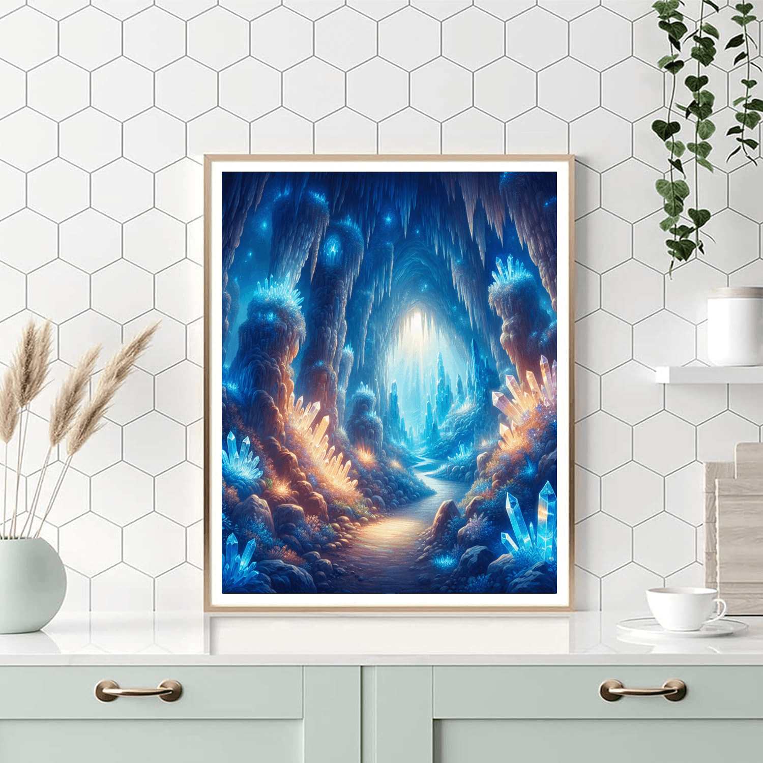 Adventure Through Mystic Caves Number Painting