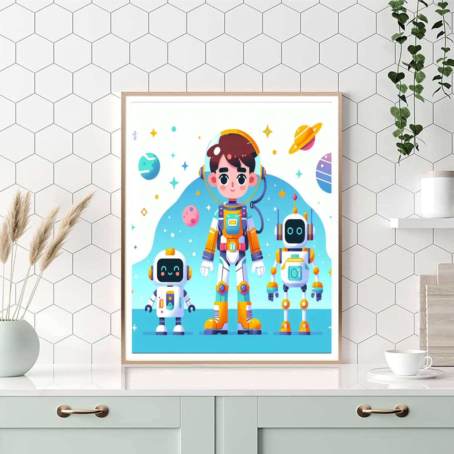Space Ranger Academy Paint By Numbers Kits