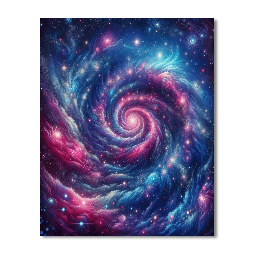 Celestial Dreams In The Cosmos Painting Number Kit