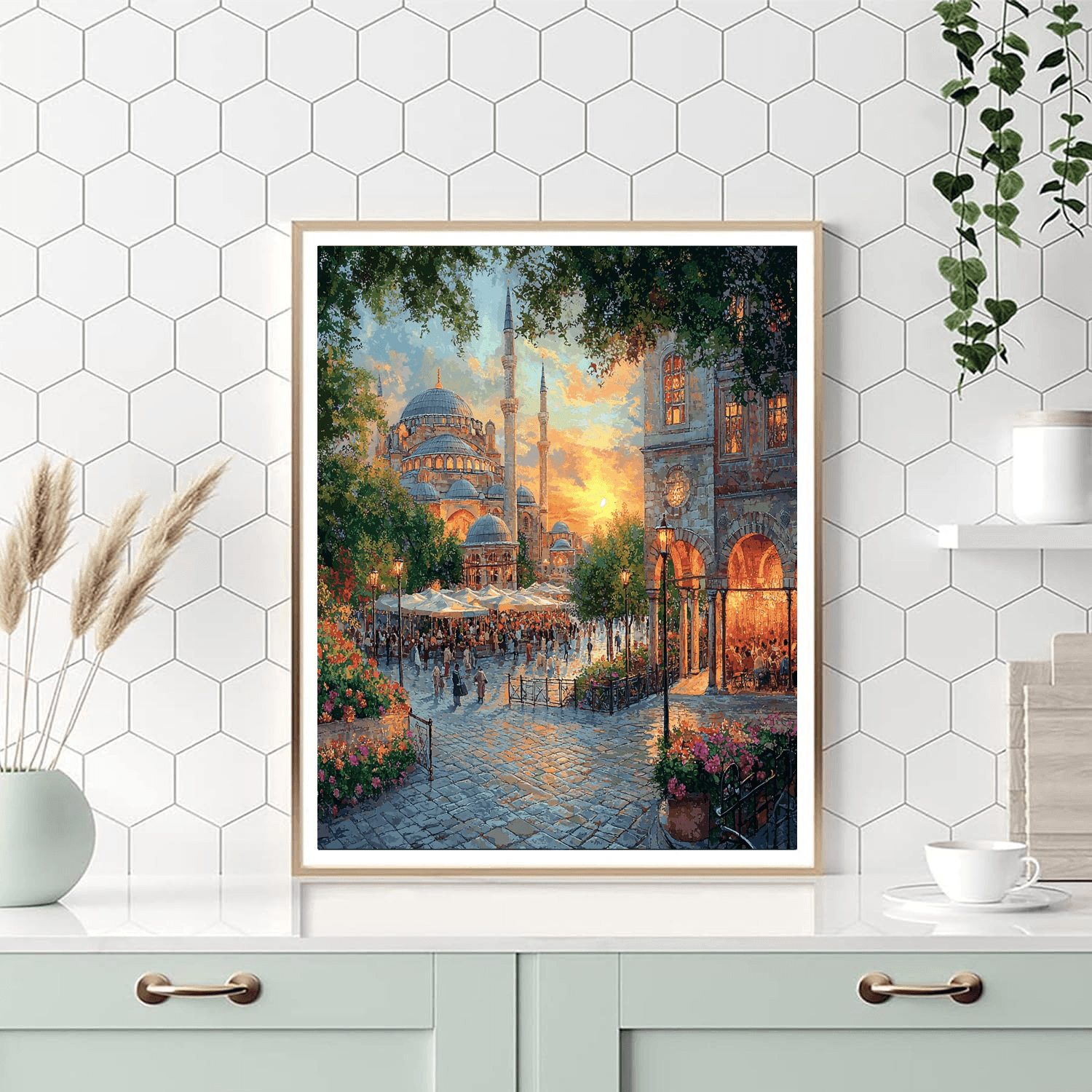 The Blue Mosque Numbered Painting Kits