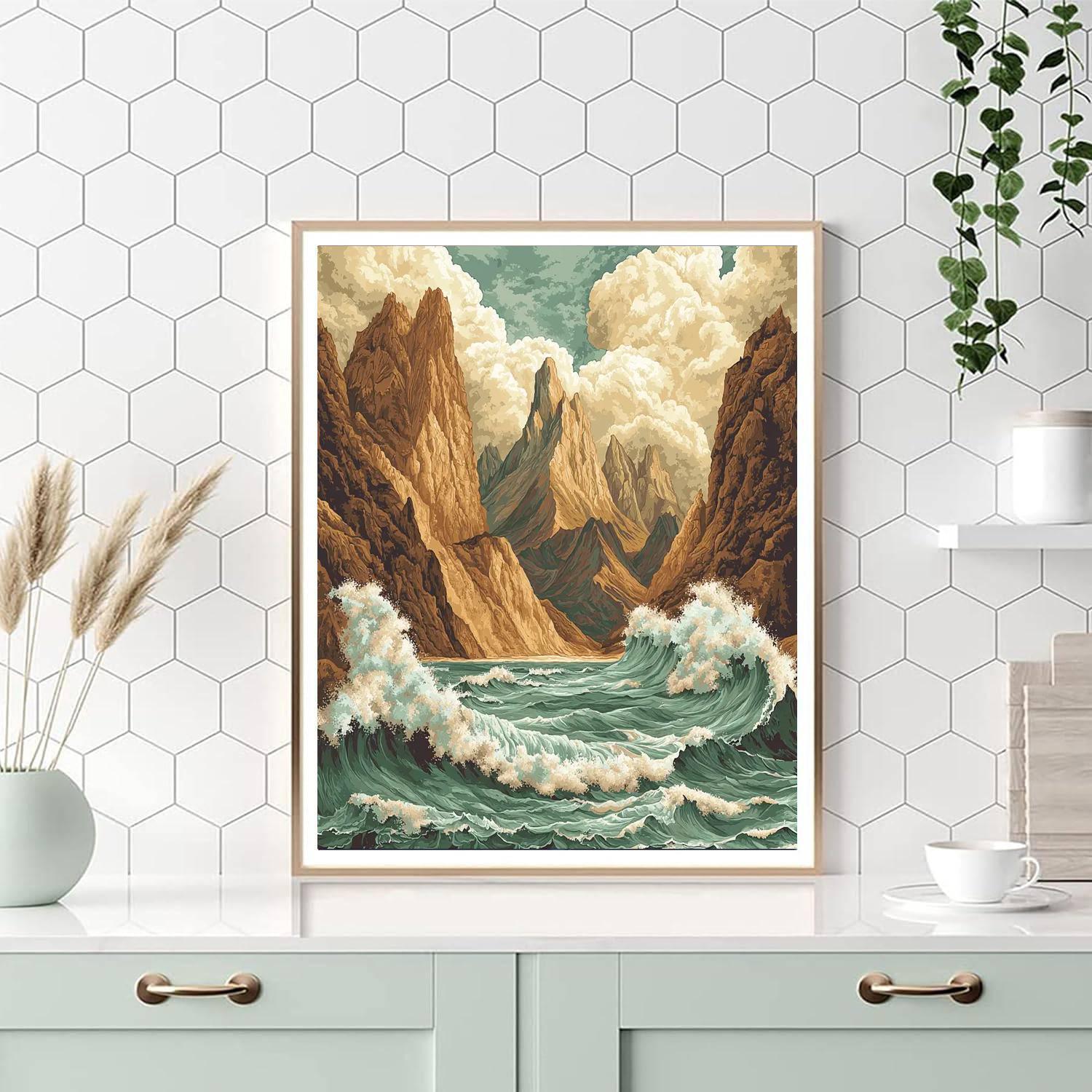 Michelangelo Inspired Majestic Power  Painting By Numbers Kit