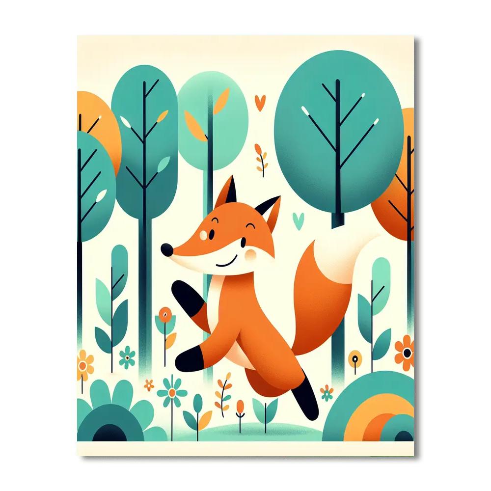 Merry Fox Paint By Numbers Kits