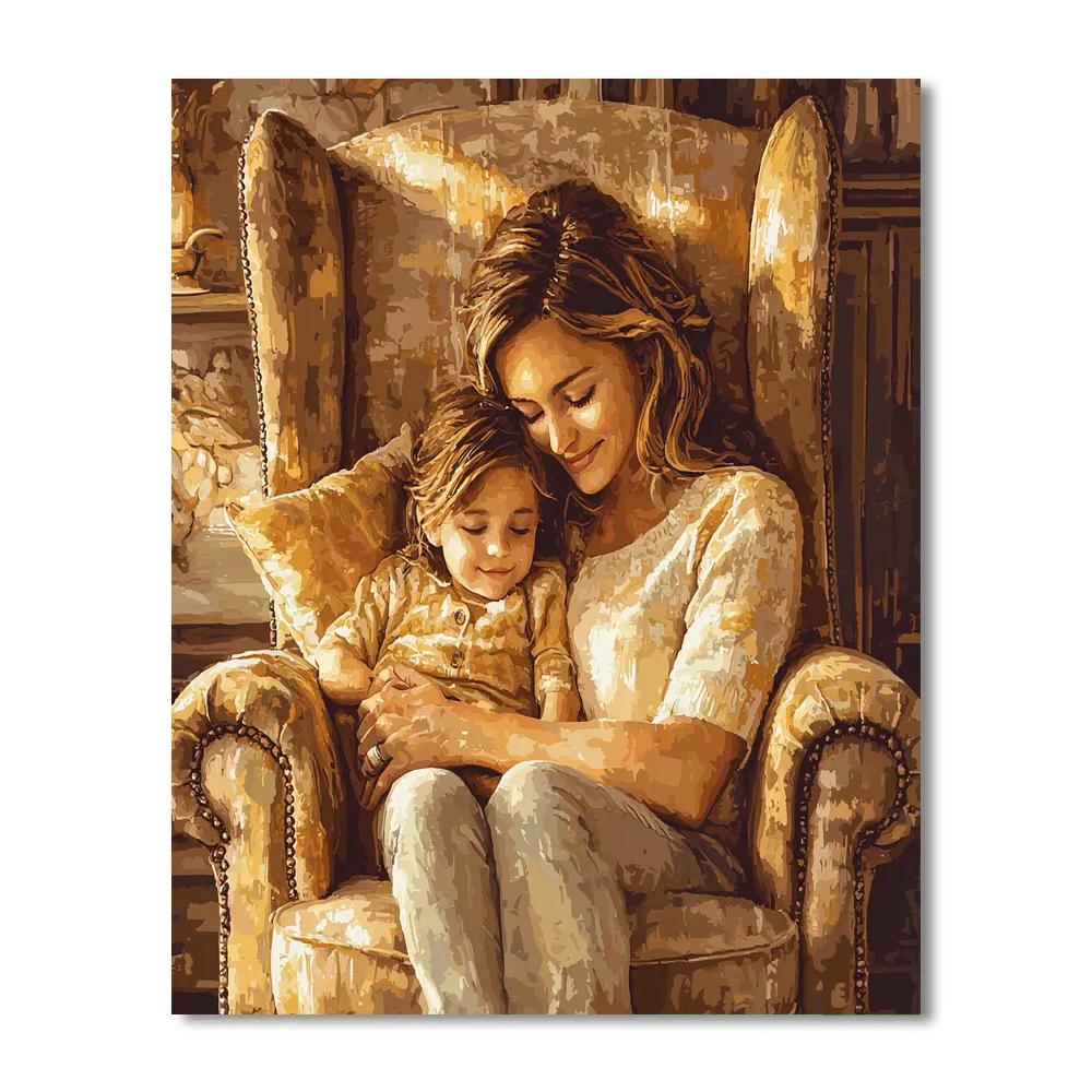 Memories Of Mother's Lap Painting Number Kit