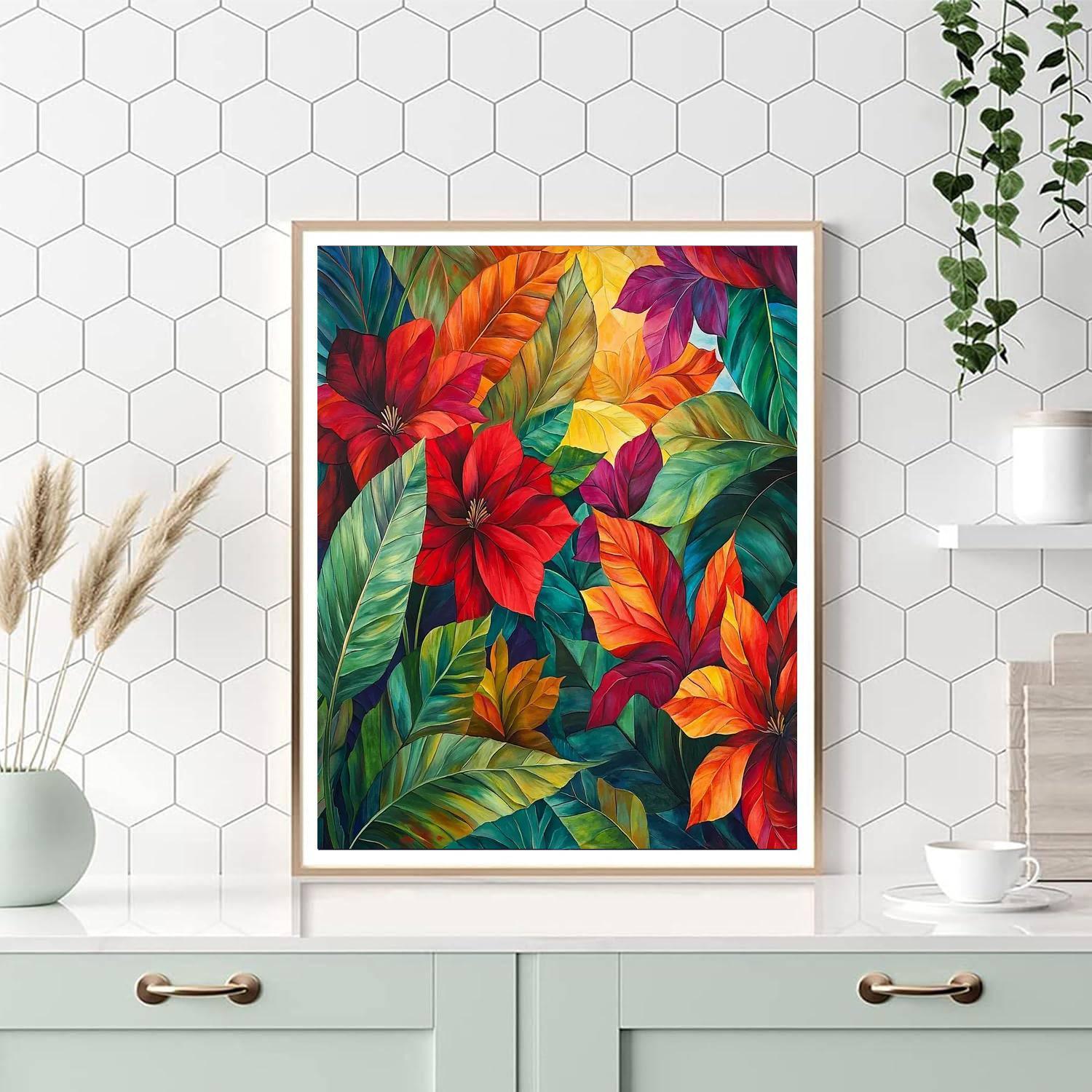 Frida Kahlo Inspired Resilience Of The Flora  Paint By Number