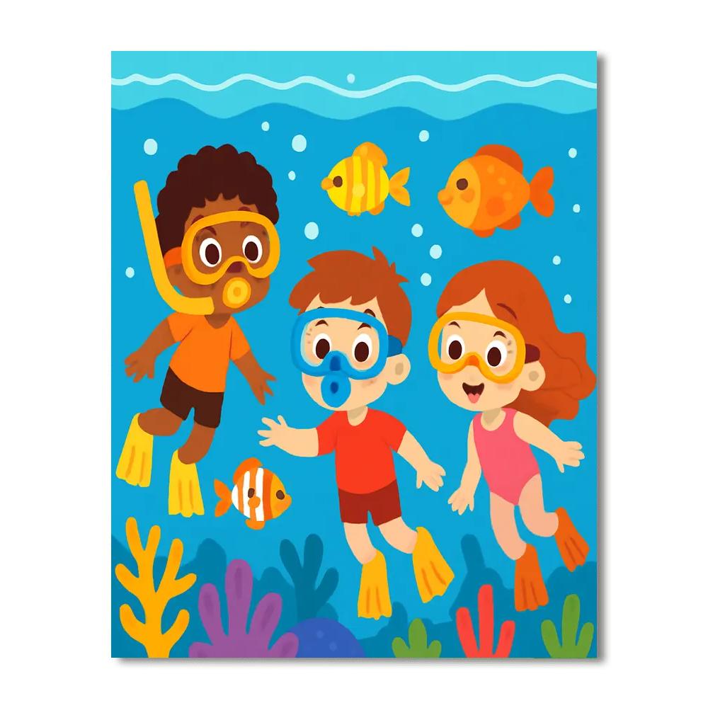 Exciting Underwater Expedition Paint By Numbers