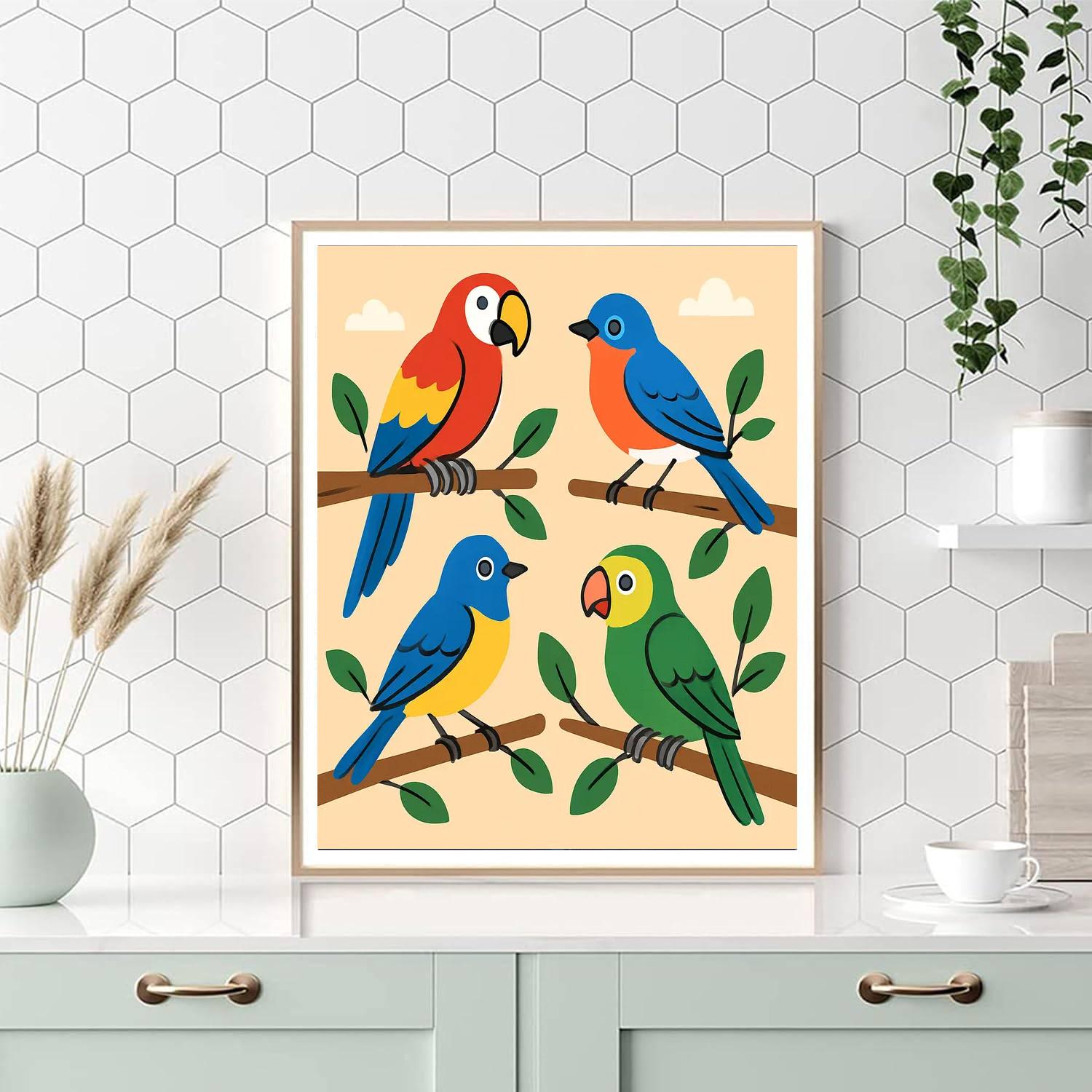 Birdwatching Bonanza Paint By Numbers Kits