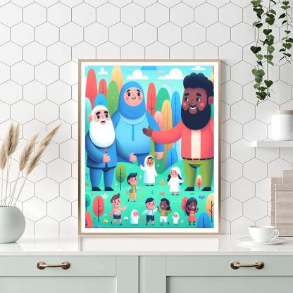 Adventures With Friendly Giants Paint By Numbers Art