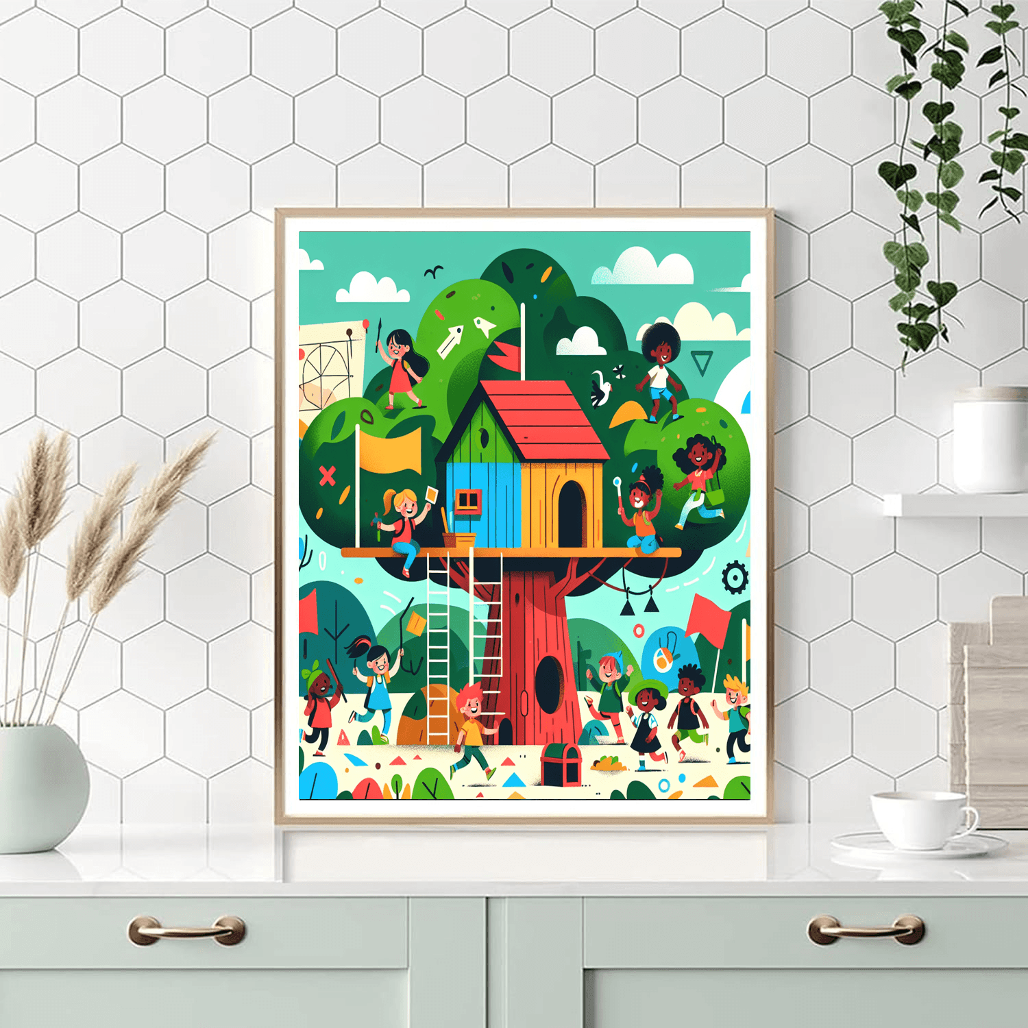 Treehouse Treasure Quest Paint By Number