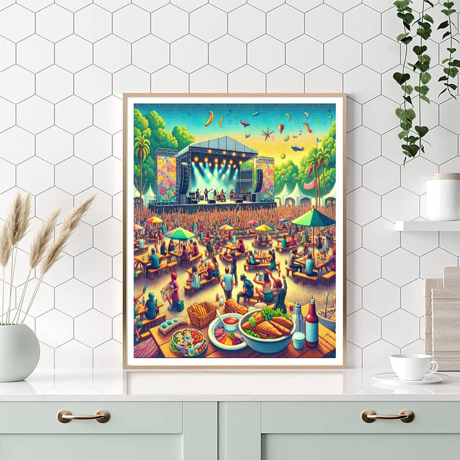 Voodoo Music + Arts Experience - New Orleans, Usa Numbered Painting Kits