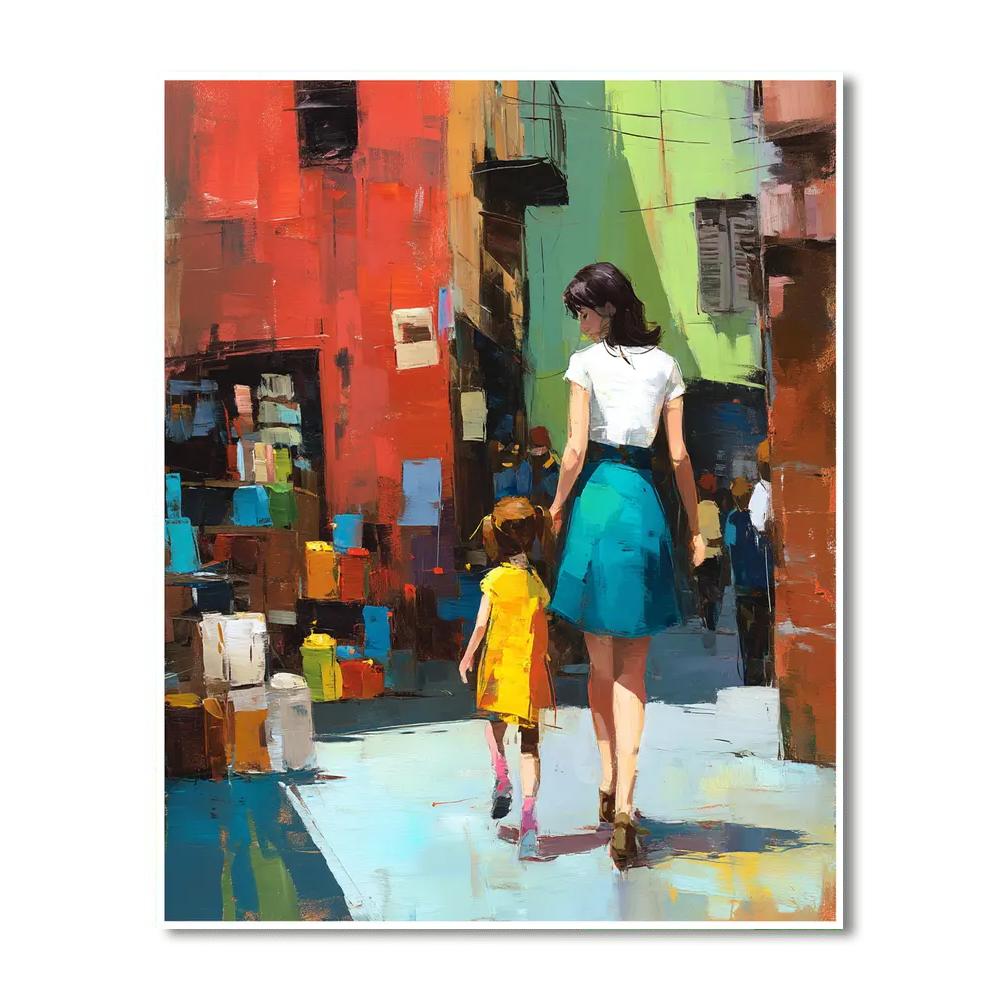 Mother's Day Market Adventure DIY Paint By Numbers