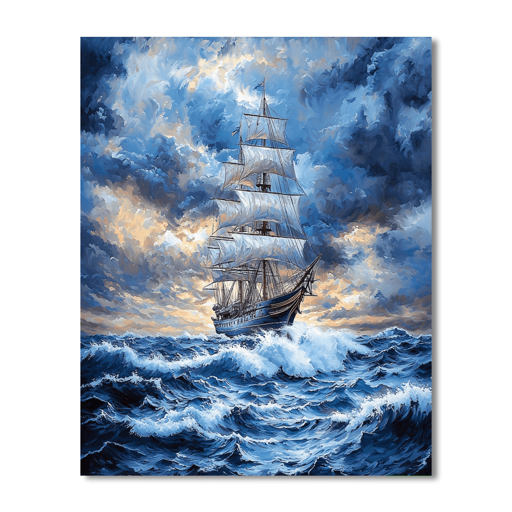 Winslow Homer Inspired Nautical Adventure Scene  Paint By Color