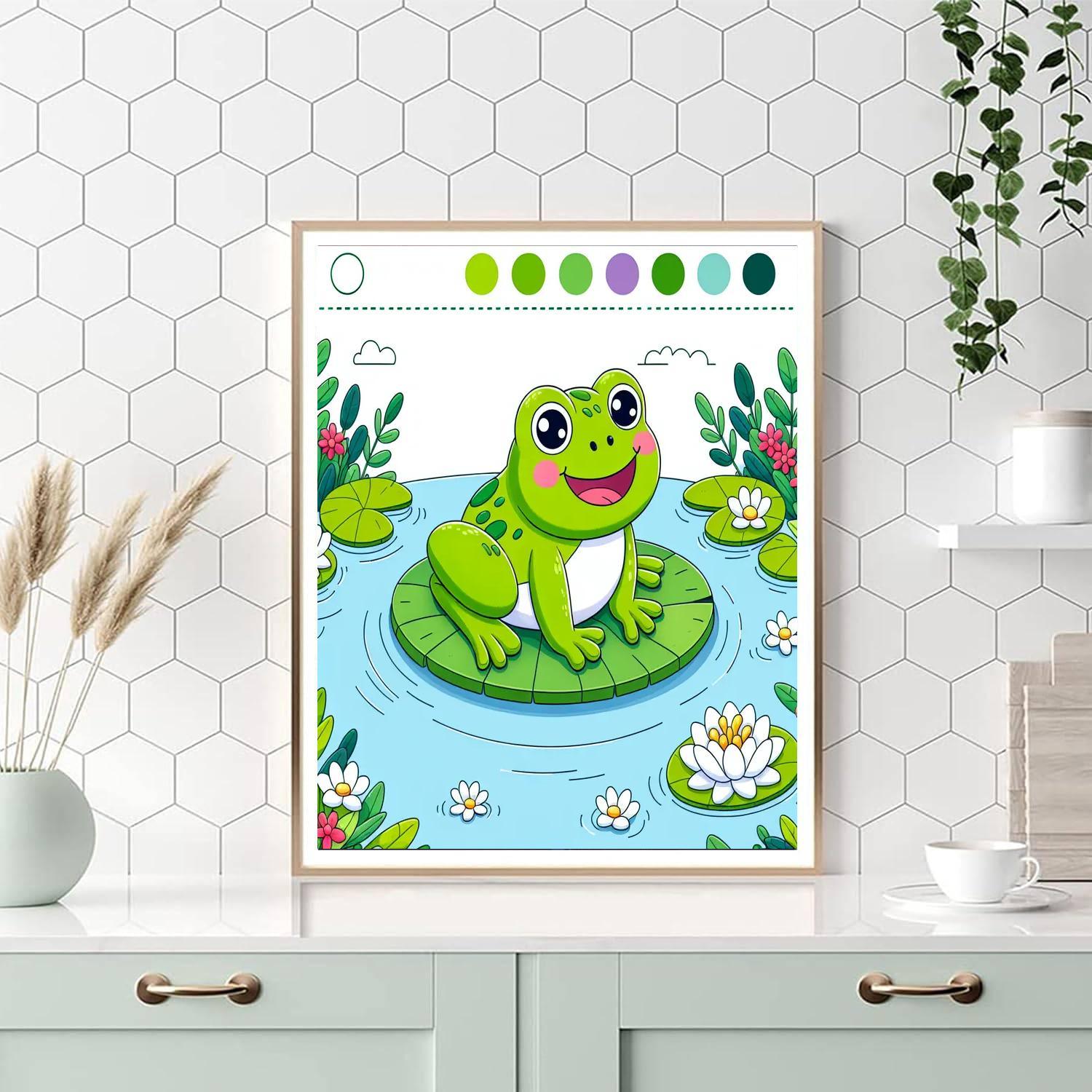 Whimsical Frog Paint By Numbers Kits