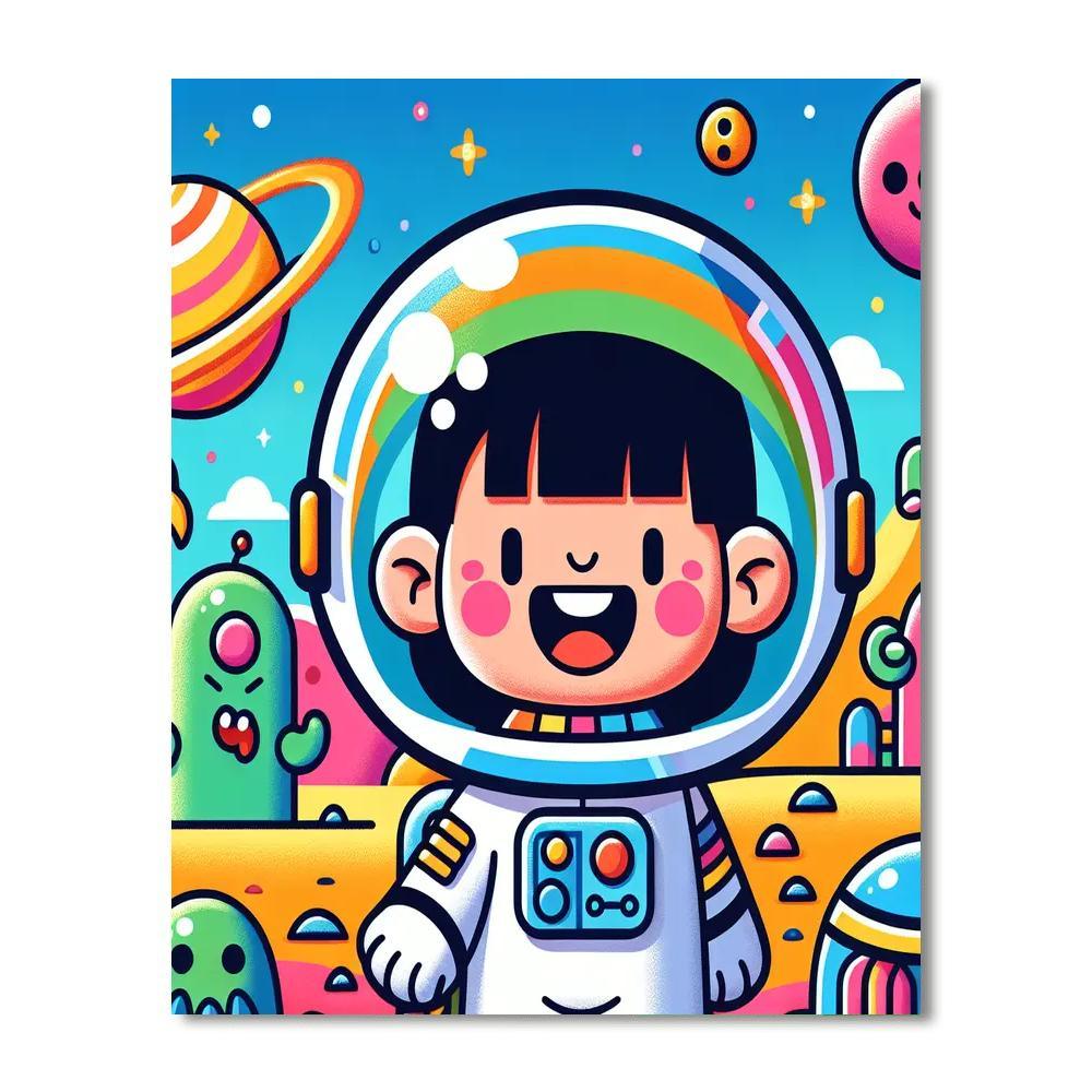 Astronaut Adventures Paint By Number