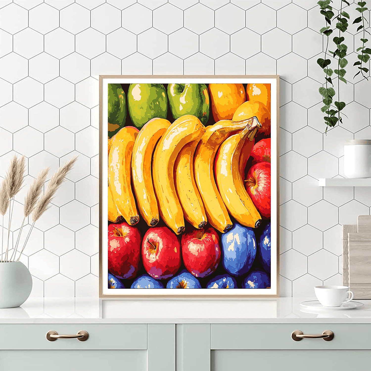 Andy Warhol Inspired Retro Pop Fruits  Paint By Numbers Kits