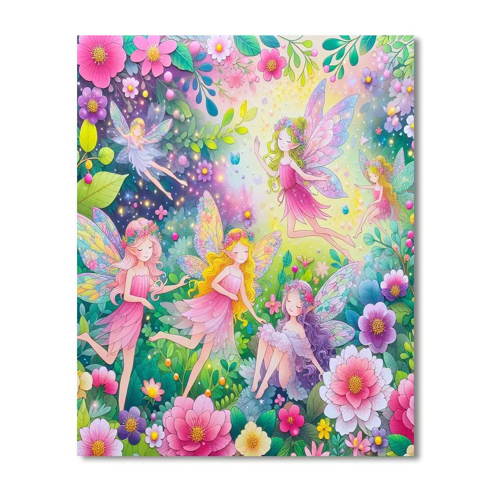 Charming Fairy Kingdom Paint By Numbers