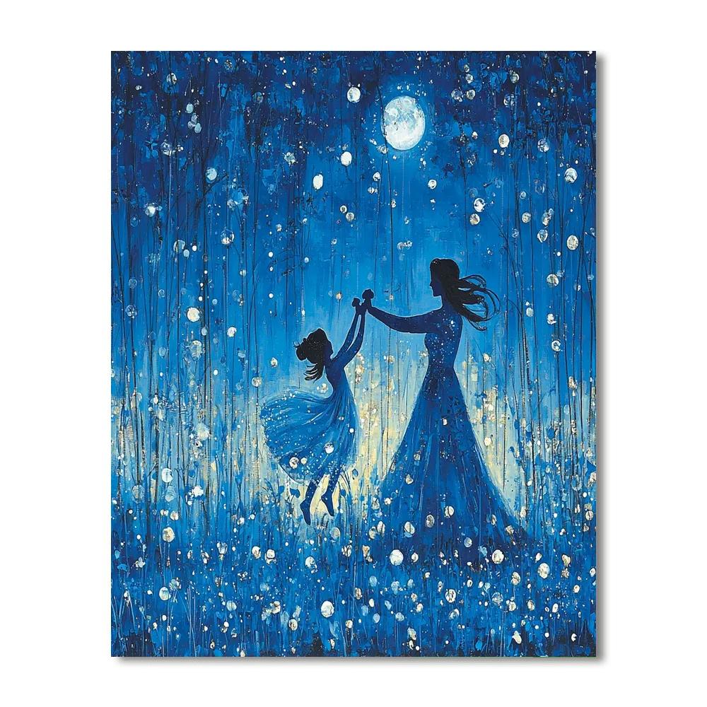 Moonlit Melodies Number Painting
