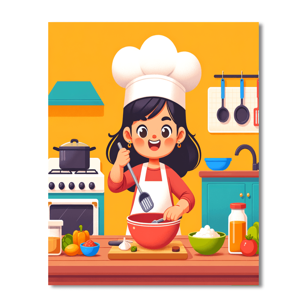 Little Chef's Kitchen Paint By Numbers