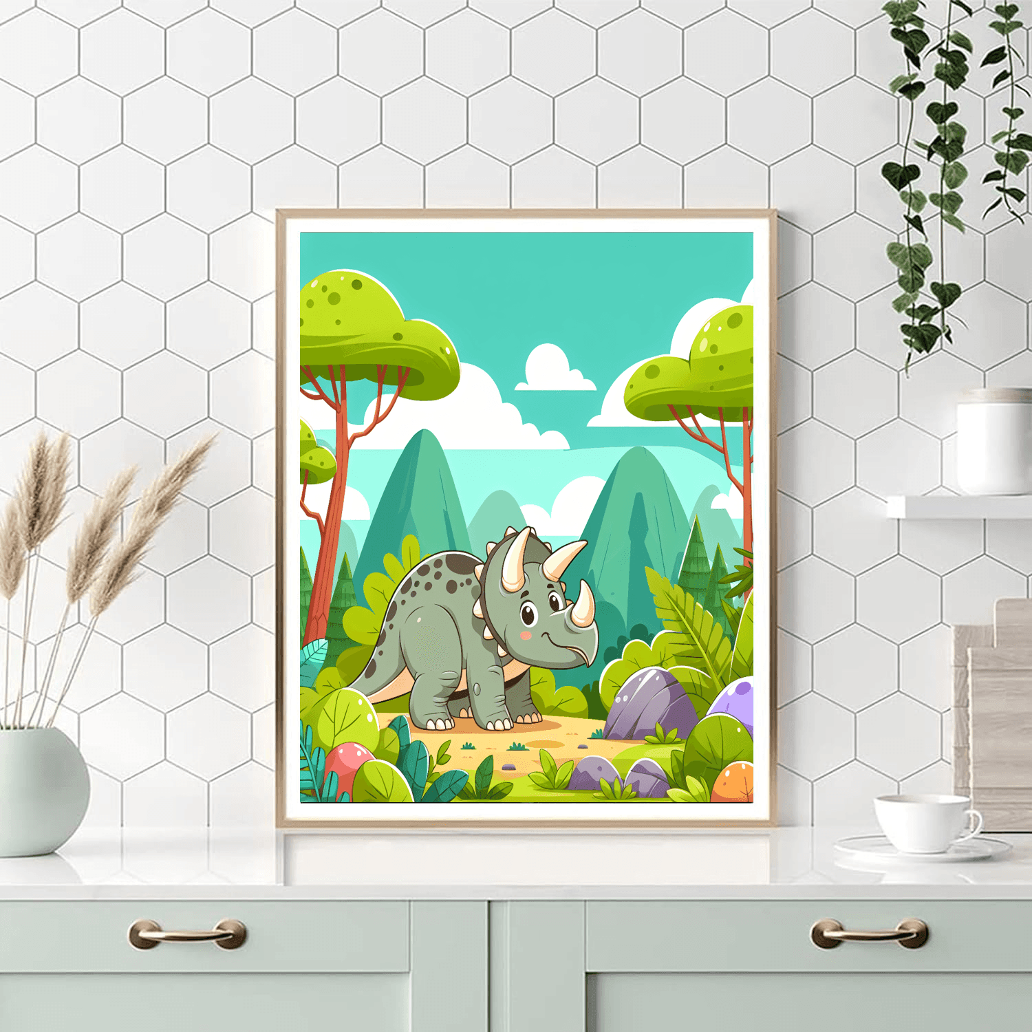 Dinosaur Adventure Trail Paint By Numbers
