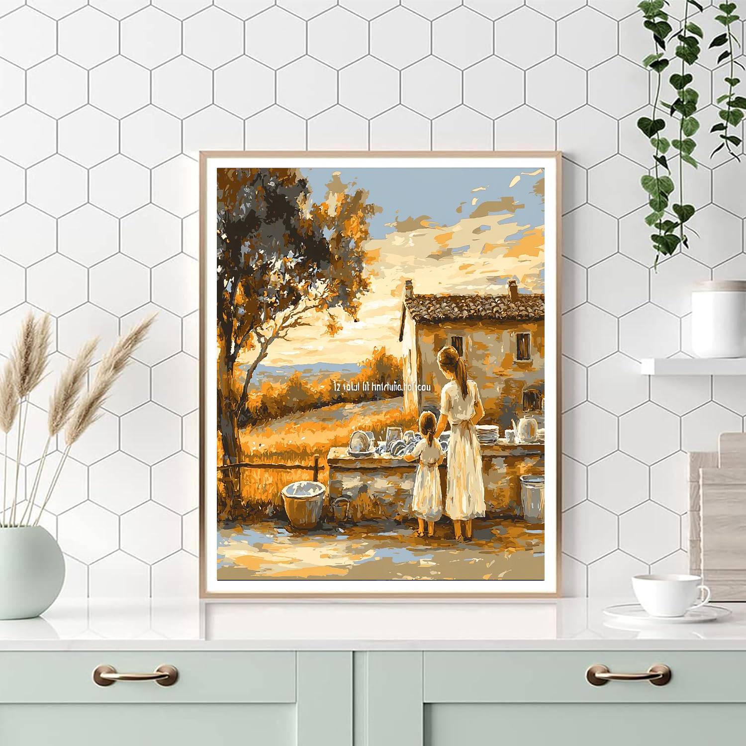 Evening Chores Paint By Numbers